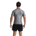 thumbnail image 4 of Baywell Sauna Shirt for Men, Short Sleeve Sauna Suit for Men, Sweat Body Shaper Sauna Tshirt for Men Compression Gym Exercise Sauna Top Weight Loss Shapewear Top Shirt, M-2XL, 4 of 6