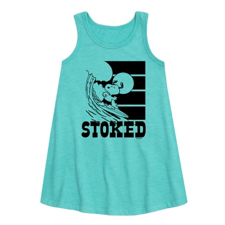 

Peanuts - Stoked - Toddler and Youth Girls A-line Dress