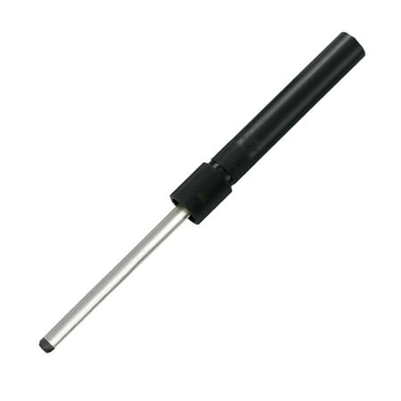 - Kershaw Ultra-Tek Blade Sharpener (2535); 4-Inch Sharpening Steel; 600-Grit Diamond-Coated Oval Shaft; Lightweight 6061-T6 Anodized Aluminum Handle; Compact, Portable Design; 2.1 oz.