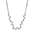 thumbnail image 1 of Diamondlite Cubic Zirconia Zigzag Necklace in Silver, 1 of 1