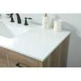 thumbnail image 4 of Elegant Decor Boise 48" Aluminum MDF Single Bathroom Vanity in Natural Oak, 4 of 8