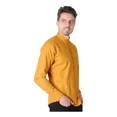 thumbnail image 3 of Camisa Casual Slim Hombre Mostaza Stfashion 50504621, 3 of 8