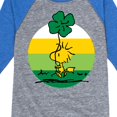 thumbnail image 3 of Woodstock Shamrock - Toddler And Youth Raglan Graphic T-Shirt, 3 of 5