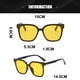 thumbnail image 2 of Gafas anti-ultravioleta de estilo coreano con personalidad de tendencia retro, hechas de PC, 2 of 5