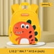 thumbnail image 3 of 1pc Children's Schoolbag Boys And Girls Large, Medium And Small Classes Early Education Kindergarten Baby Entrance New Anti-lost Dinosaur Backpack For School Opens, 3 of 4