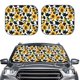 thumbnail image 2 of Balery Cute Cow Print Sunflower D Parasol para parabrisas de coche de 2 piezas | Parasol plegable para parabrisas delantero de coche para la mayoría de sedanes-Small, 2 of 6