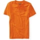 thumbnail image 1 of Aeropostale Solid Henley Shirt para hombre, naranja, XX-Large Aeropostale henley, 1 of 1