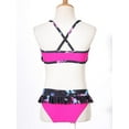 thumbnail image 5 of YEAHDOR 2Pcs Little Girls Bikini Set Spaghetti Straps Tank Top with Bottoms Swimsuit,Sizes 2T-10, 5 of 7