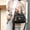 Black, variant on BIMZUC Women's Nylon Messenger Shoulder Bag Crossbody Handbag for Travel Everyday Use, Lightweight Multi-Pocket Purse with Adjustable Strap, Purple (10.63x4.33x7.09 inches / 27x11x18 cm)