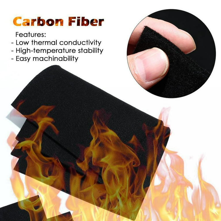 Furnace Sheet High Temperature Fiber Graphite Carbon Felt Panel Insulation  