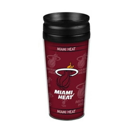 

Miami Heat Travel Mug 14oz Full Wrap Style Hype Design Special Order