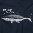 thumbnail image 2 of Funny Shark Soundtrack Da Dum Da Dum Unisex Plus Fleece Graphic Hoodie Brisco Brands 5X, 2 of 6