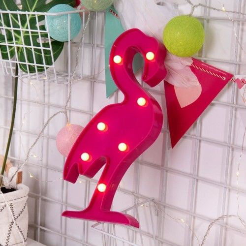 Wedding Fairy Bright Battery Powered LED String Flamingo Light Romantic Bulb