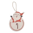 thumbnail image 3 of Letrero colgante de árbol de Navidad, letrero de puerta de madera de Navidad Letrero de puerta de madera de Navidad Reloj de Papá Noel Letrero de puerta colgante Eleve su experiencia, 3 of 8