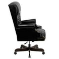 thumbnail image 4 of Flash Furniture Ainslie High Back Traditional Tufted Black LeatherSoft Executive Ergonomic Office Chair with Oversized Headrest & Nail Trim Arms, 4 of 6