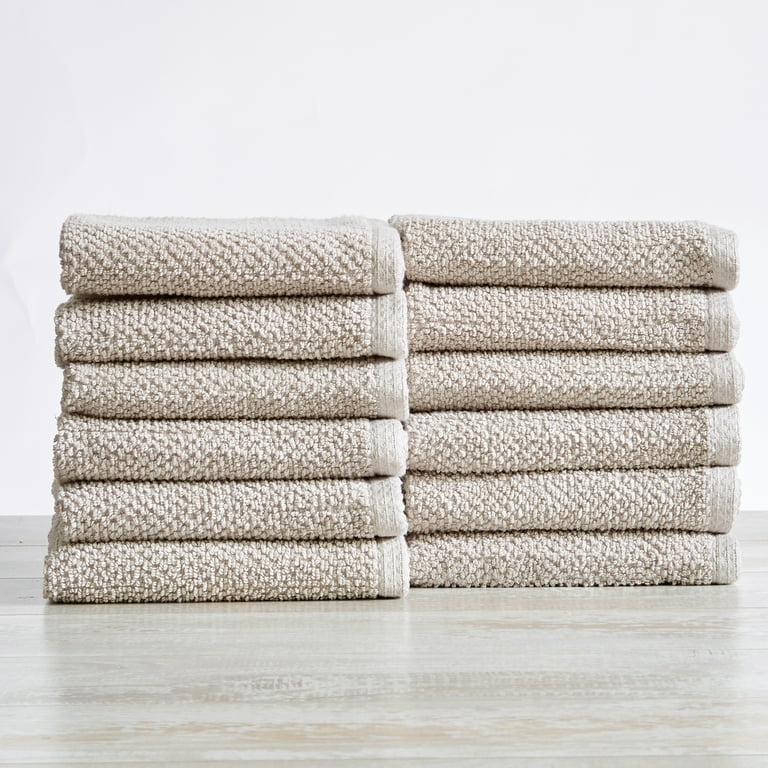 Organic Quick-Dry Textured Bath Towel Sets