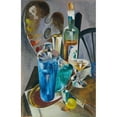 thumbnail image 2 of Preston Dickinson 13x18 Gold Ornate Wood Frame and Double Matted Museum Art Print Titled - The Artist's Table (circa 1925), 2 of 4