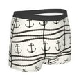 thumbnail image 3 of Haiem Anchors and Ropes Men's Boxer Briefs, Every Day Comfort Stretch Cotton Moisture-Wicking Underwear-Medium, 3 of 9