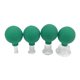 thumbnail image 2 of 4 piezas de silicona de , comodidad médica, seguridad, ventosas de vacío profesionales para , cuerpo, , cuerpo, pierna, , Verde Sunnimix Bola de goma ahuecada, 2 of 8
