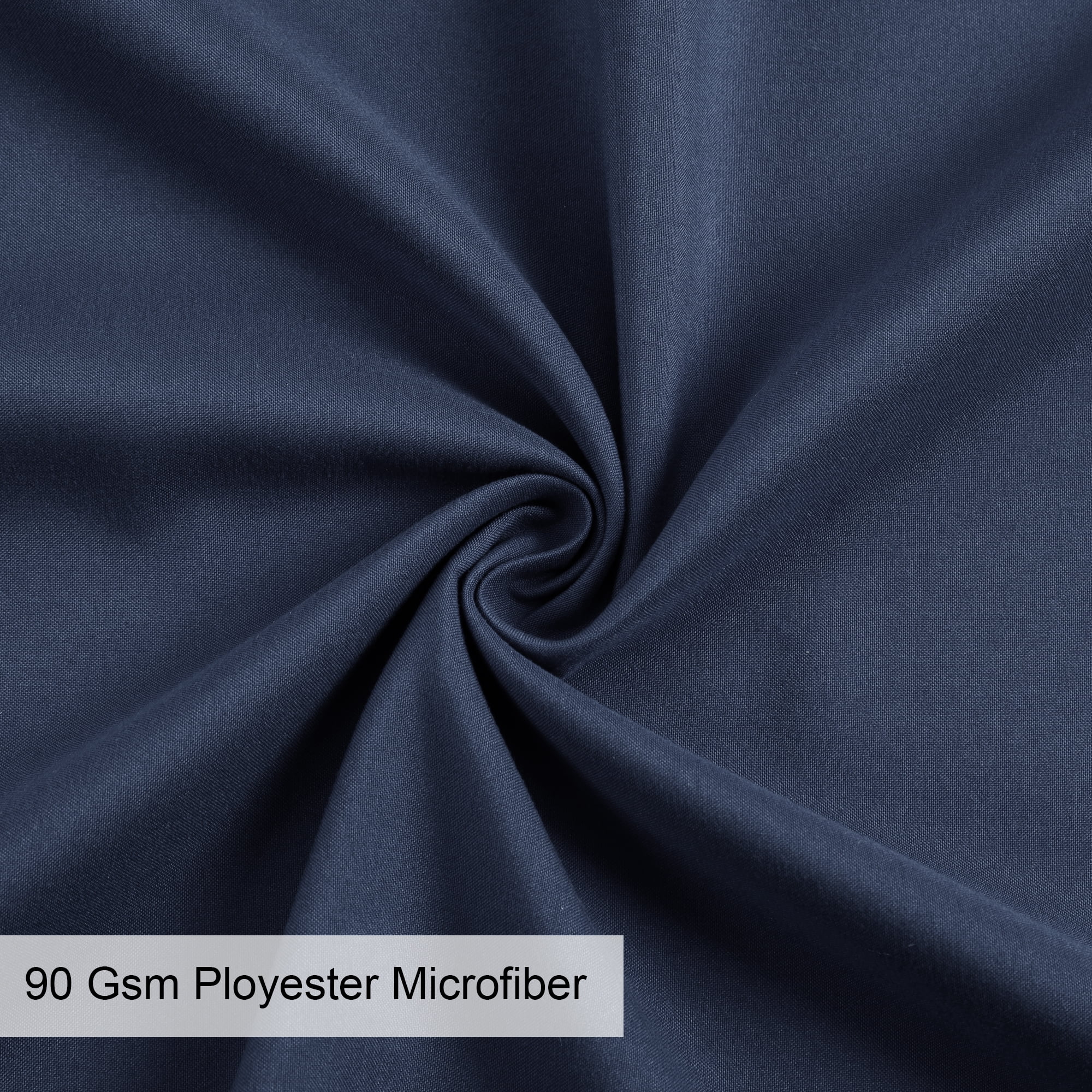 Unique Bargains Pillowcases Zippered Microfiber Body Pillow Cover Navy 20" x 72"