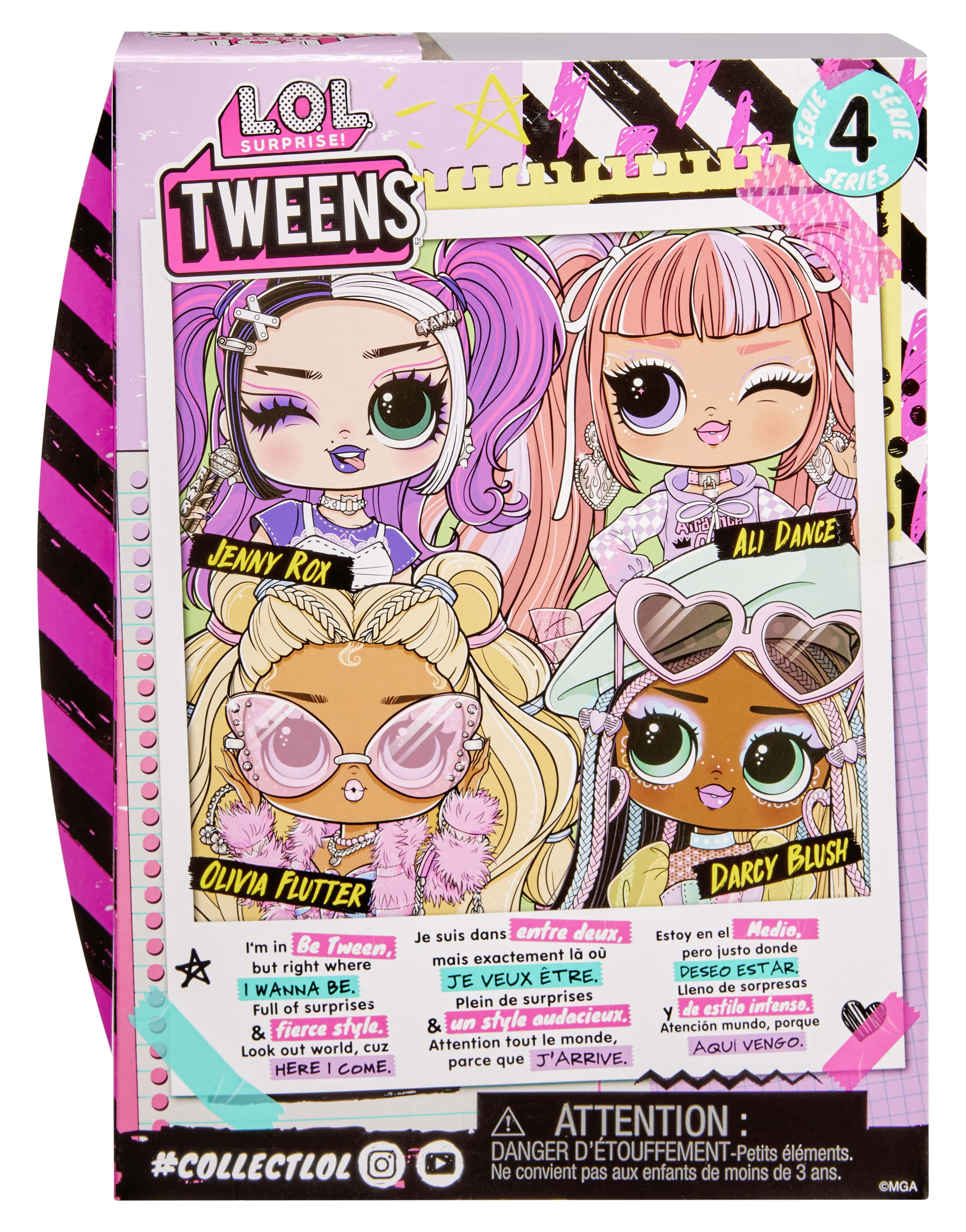 LOL Surprise Tweens Jenny Rox Fashion Doll – 15 Surprises and