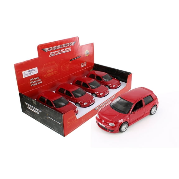 2004 Volkswagen Golf R32 Hardtop, Red - Showcasts 37290 - 1/24 Scale Diecast Model Car