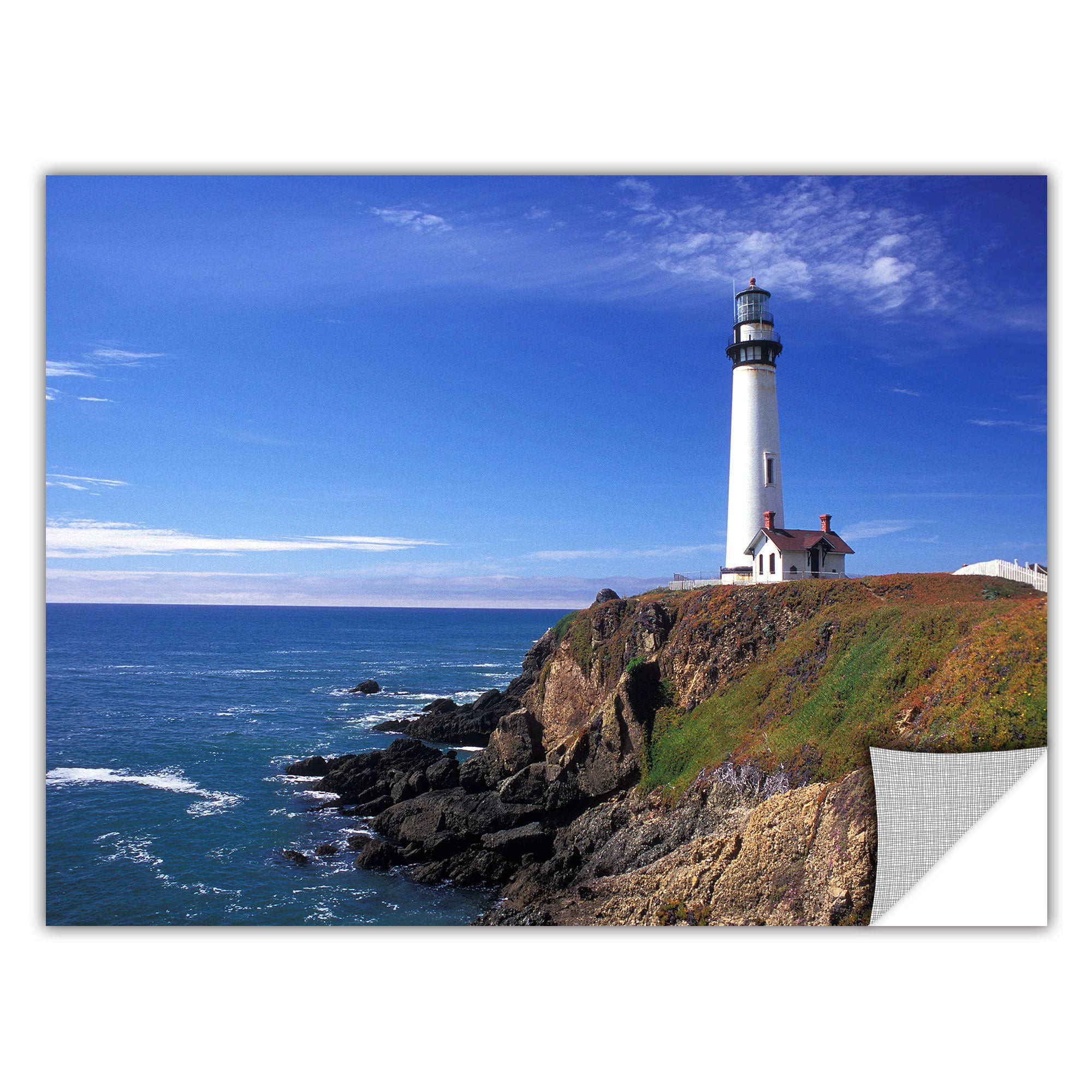 Kathy Yates "Pigeon Point Lighthouse" Removable Wall Art