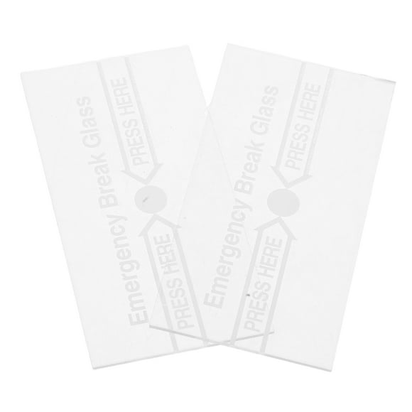 ColoMX 2 cubiertas para interruptor de alarma contra incendios, lámina transparente para alarma de emergencia manual, resistente a altas temperaturas.