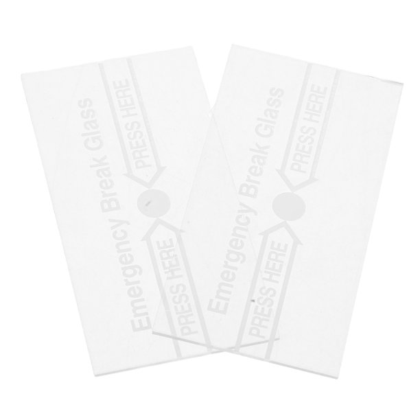 ColoMX 2 cubiertas para interruptor de alarma contra incendios, lámina transparente para alarma de emergencia manual, resistente a altas temperaturas.