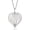 04. Heart Clear Quartz, variant on Tree of Life Wrapped Healing Crystal Necklaces 12 Month Birthstone Pendant for Women, Crescent/Heart Gemstone Jewelry, Vintage Birthday Gifts/Energy Gift[l2148]