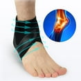thumbnail image 4 of Tignapoo Manchon de Compression pour Cheville pour Sports - Prévient les Entorses, Parfait pour les Activités Extérieures comme le Basketball, le Soccer et la Randonnée - Noir TG pour Pied Droit, 4 of 6