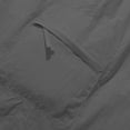 thumbnail image 7 of Hurxie Women's Casual Elastic Waist Drawstring Loose Fit Multi-Pockets Outdoor Cargo Shorts Gray,L, 7 of 7