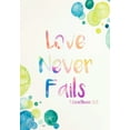 thumbnail image 2 of James, Nola 14x18 Black Ornate Wood Framed with Double Matting Museum Art Print Titled - Love Never Fails, 2 of 4