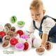 thumbnail image 2 of 12 piezas de juguetes preciosos de huevos de pascua, de aprendizaje sensorial con emparejamiento Montessori, educativo de cognición, 2 of 8