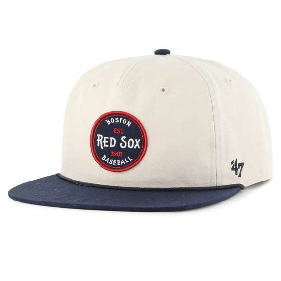 Men's '47  Natural Boston Red Sox Payson Captain Snapback Hat