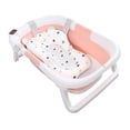 thumbnail image 1 of Bañera Plegable Para Bebés, Bañera Para Recién Nacidos Y Niños Pequeños Con COJÍn BLANDO Y TERMÓMOTRO, BAÑERA DE VIJE ANTIRESLIZANTE PORTÁTIL CON ORIFIO DE DESAGüE, 1 of 7