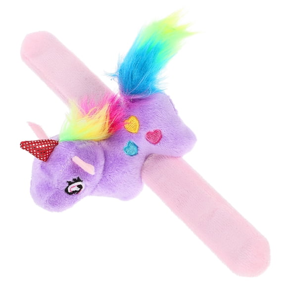 MUSEYA Slap Bracelets Unicorn Slap Wrist Band Mixed Color PP Cotton 1Pcs