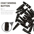 thumbnail image 2 of ifundom 60 Pieces Black Horn Buttons for Sewing Clothes, Jackets, Craft Accessories and Decorative Use, 2 of 6