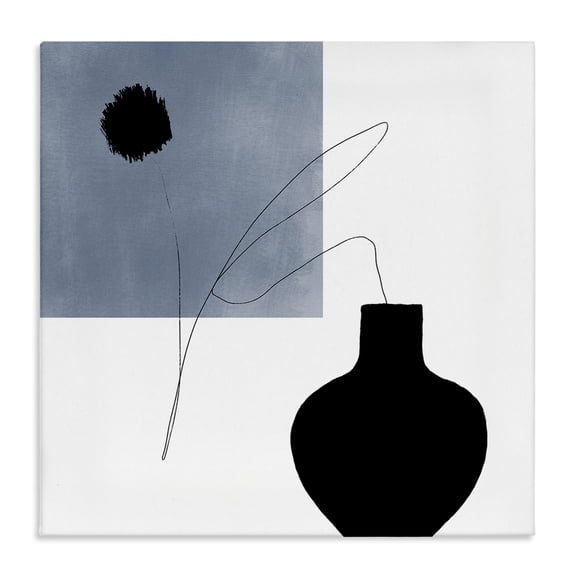 Stupell Industries Modern Breath of Fresh Air Modern Shape Abstraction Canvas Art, 17 x 17, by Bellassai Art