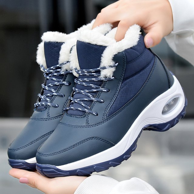 Botas De Nieve De Invierno Impermeables Botas de nieve ligeras y cortas para mujer, cómodas para actividades al aire libre Likrtyny Tenis De Mujer Tenis De Hombre