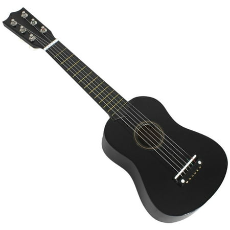 21'' Acoustic Guitar Children Musical Toy Birthday Christmas Gift - Black, as described Black01