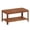 coffee table + Walnut, variant on FENGFAN Walnut 2-Tier Coffee Table Arc Corner Wave Grain Leg Particle Board MDF Storage Accent Table 39.4x20x17.7 Inch 1 Pack