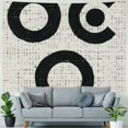 thumbnail image 4 of orinice white background minimalist tapestry wall hanging unique style graphic tapestry home wall art living room bedroom apartment farmhouse dormitory wall art tapestry bedroom, 4 of 6