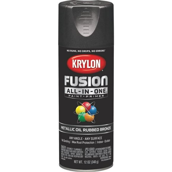 Krylon Diversified Brands 251217 12 oz Oil Rubbed Bronze Metallic Spray Paint