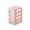 Pink, variant on FastXmas 4 Layer Plastic Drawers - Small Desktop Organizer with Transparent Drawers, Tabletop Multi Layer Storage Box for Home, Office, Stationery, Jewelry and Cosmetics(12 Inch)