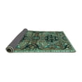 thumbnail image 2 of Ahgly Company Indoor Rectangle Persian Turquoise Blue Traditional Area Rugs, 6' x 9', 2 of 4