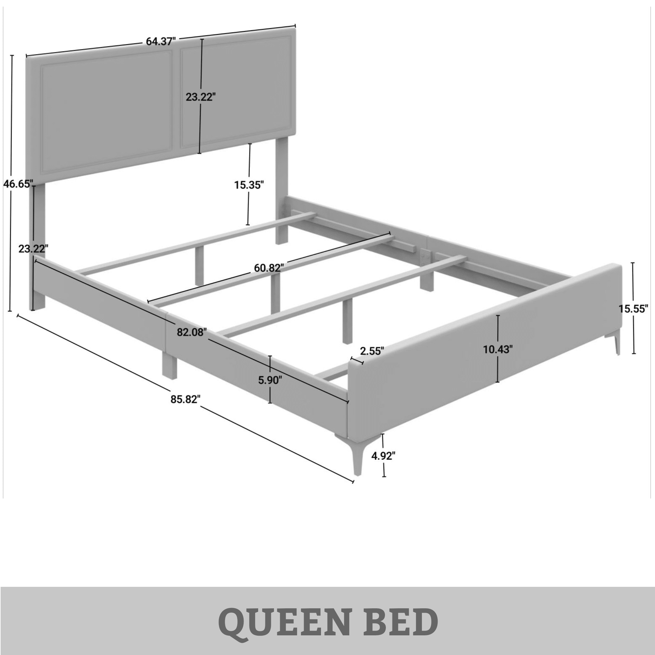 Castle Place Glam Velvet Upholstered Queen Bed, White