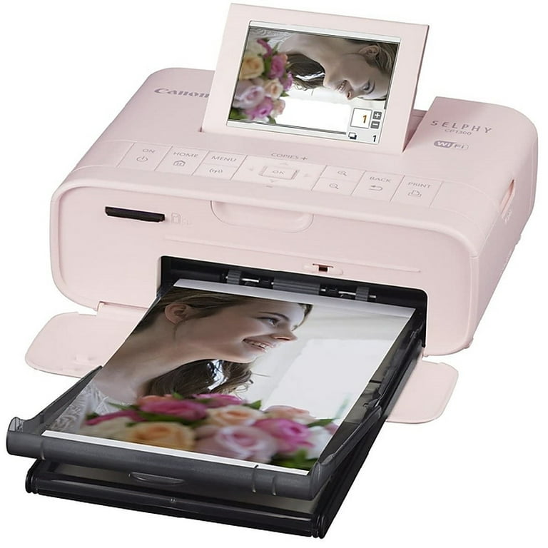 Canon SELPHY CP1300 Compact Photo Printer (Pink)