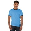 Ringer T-Shirt L Light Blue/Navy