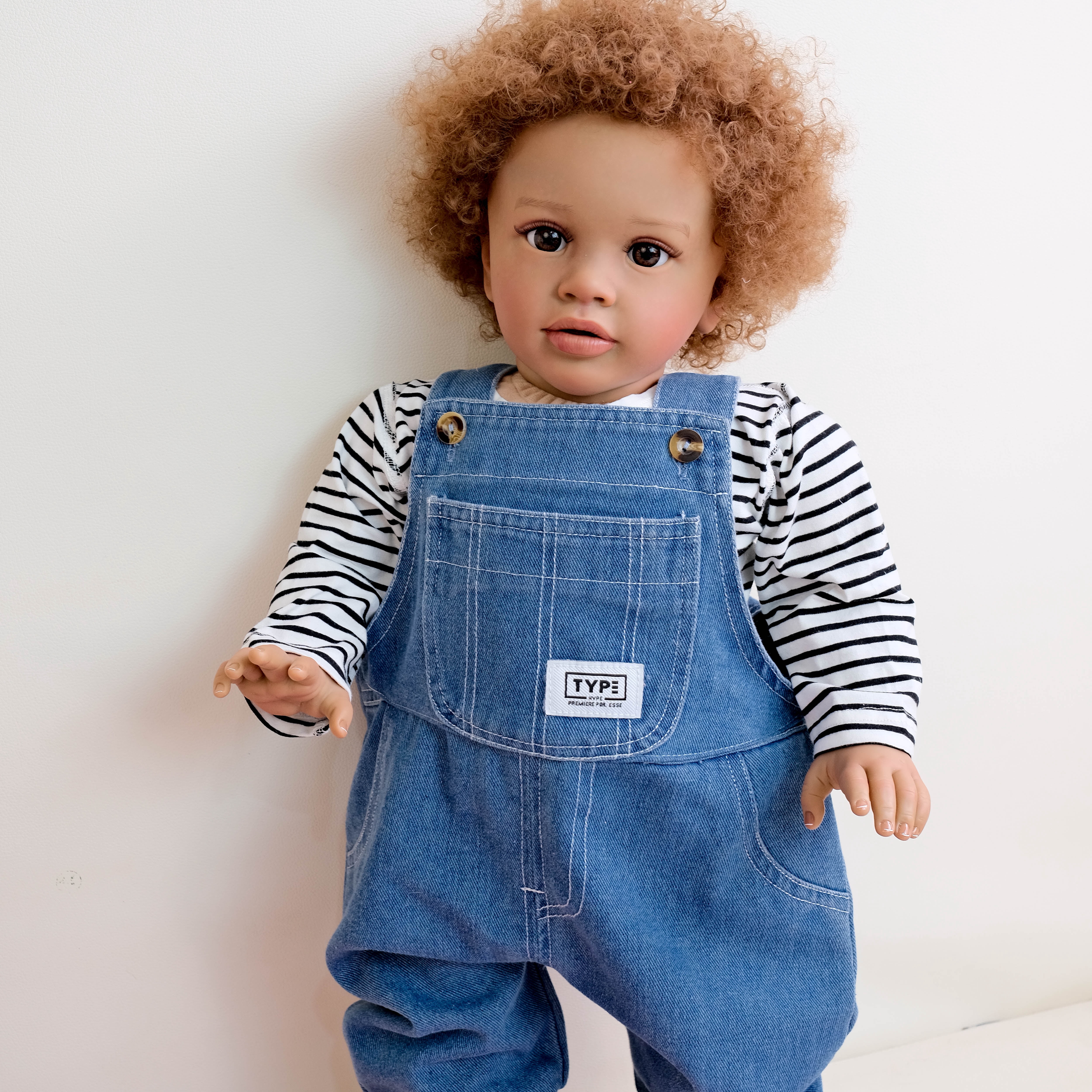iCradle Lovely Toddler Dolls Girl 26 inch 66CM Real Looking Reborn Baby Doll Soft Vinyl Newborn Baby Doll Cloth Body Handrooted Hair Babies Gifts for Kids Age 3+